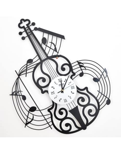 Đồng hồ treo tường hình đàn violin